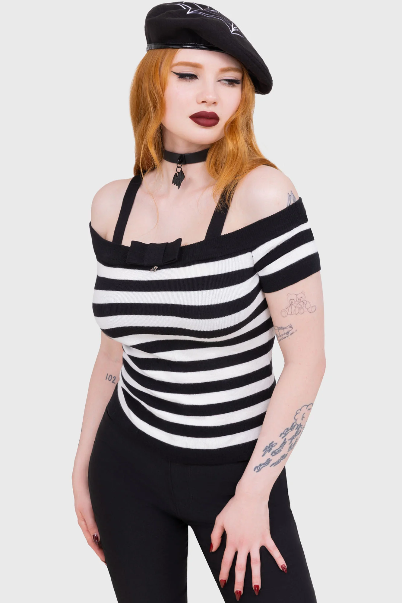 WOMENS PLUS BARDOT TOPS